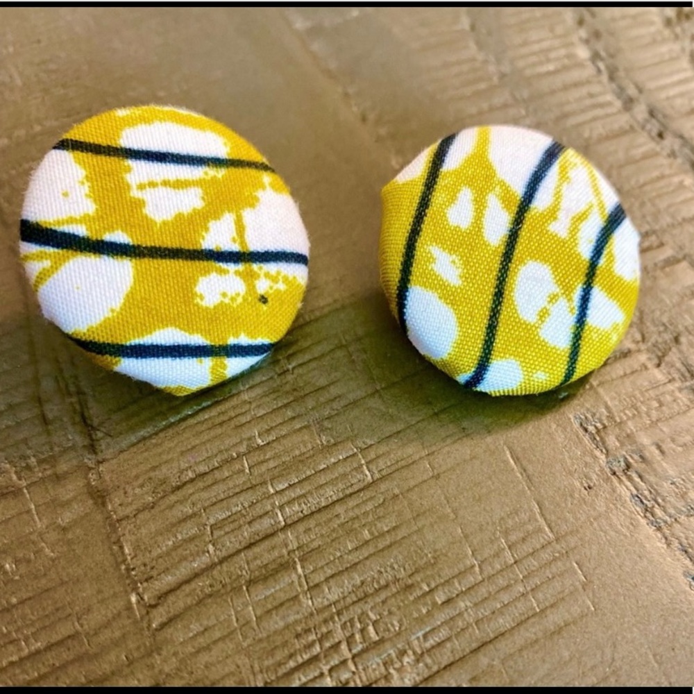 Beautiful Handmade Cloth Earrings!